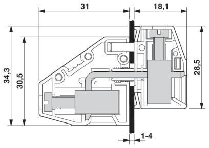 Проходная клемма HDFKV10/Z