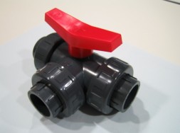 Кран 3-х позиционный, PVC (Typ 3KH-PVC) Wagner AD-10-0925