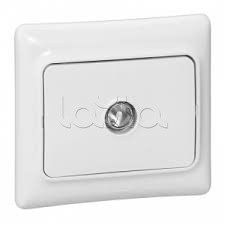 Розетка телевизионная TV конечная, тип &quot;звезда&quot;, белая, скрытой проводки Kaptika Legrand (782115)