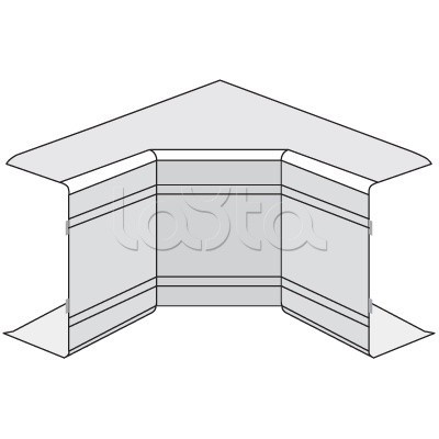 Угол 100x60 внутренний неизменяемый 90° DKC (01829)