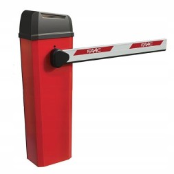 Комплект электромеханического шлагбаума В614/5 с лампой и дюралайт на круглой стреле, длина до 4,9 м, время откр/закр 4 сек