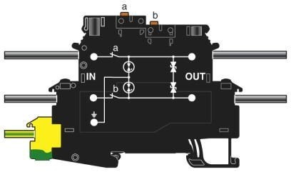 Устройство защиты от перенапряжений TT-2/2-M-24DC