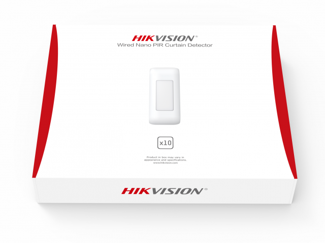 Компактный проводной PIR-датчик типа «штора» DS-PDC5NC-EG2