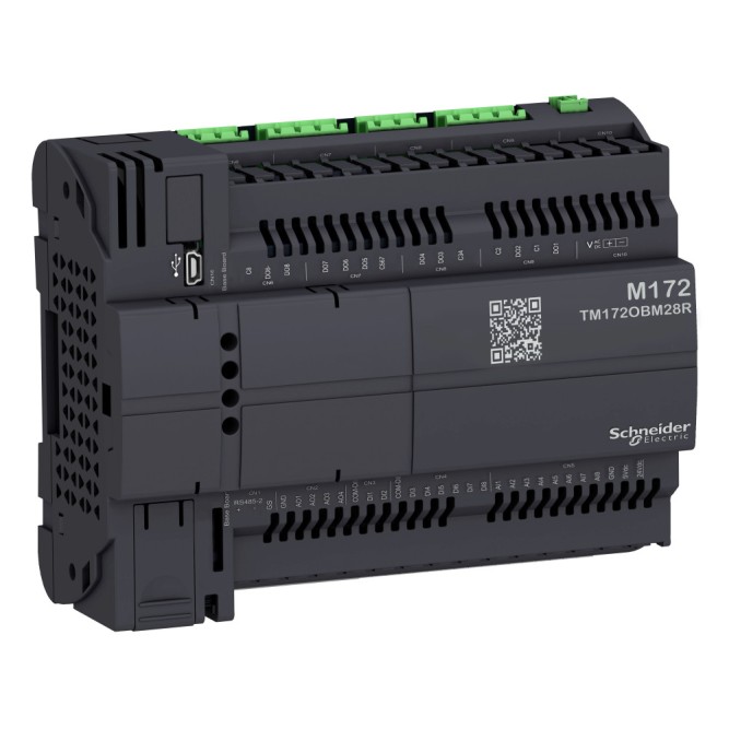 SE M172 Оптим., без диспл, 28 I/Os, 2 RS485 изол, Schneider Electric, , TM172OBM28R