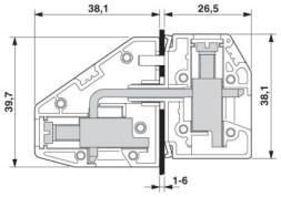 Проходная клемма HDFKV16/Z