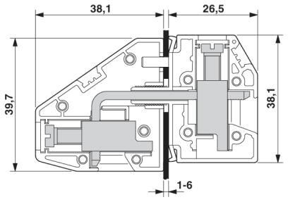 Проходная клемма HDFKV16/Z