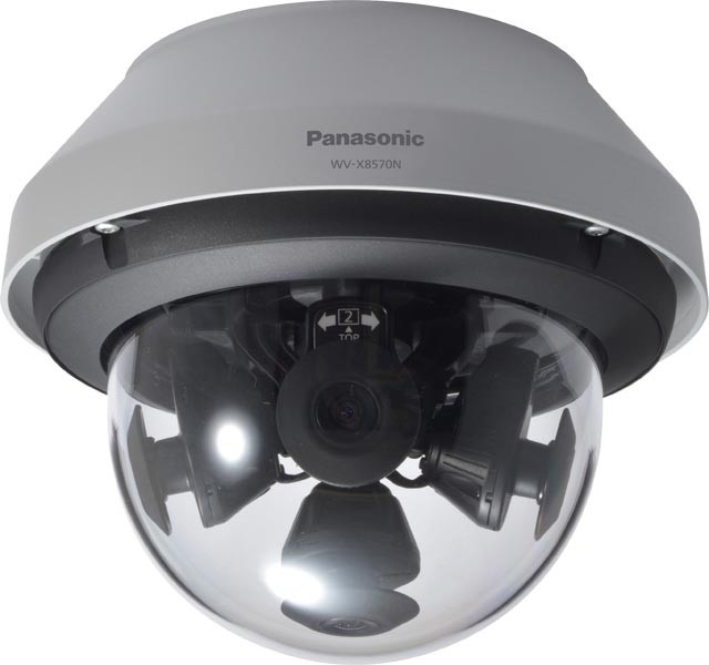 Мультисенсорная IP камера Panasonic4К 4 модульная WV-X8570N