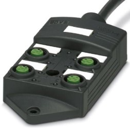 Коробка датчика и исполнительного элемента SACB-4/ 8-L-20,0PUR SCO P