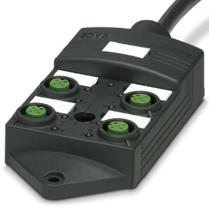 Коробка датчика и исполнительного элемента SACB-4/ 8-L-20,0PUR SCO P