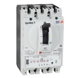 Выключатель автоматический для защиты двигателя OptiMat T160M ETA-M-COM 160A 3P