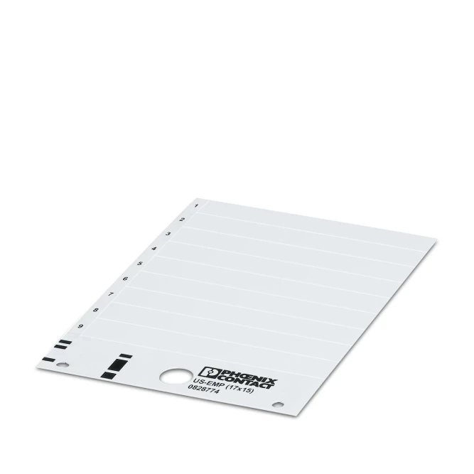 Фиксируемые таблички US-EMP (17X15)