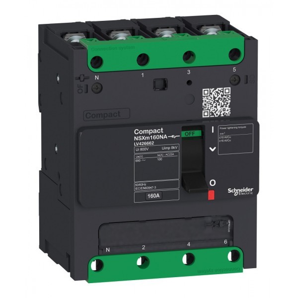 4П ВЫКЛ.-РАЗЪЕД. NSXm 50NA каб.наконеч./шины