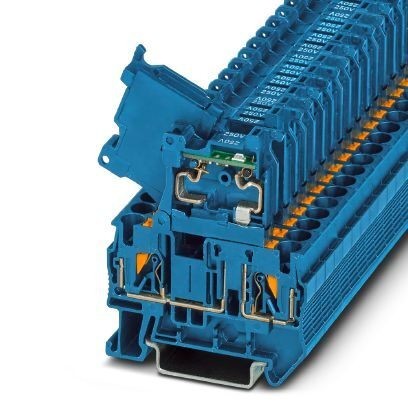 Клеммы для установки предохранителей PT 4-HESILA 250 (5X20) BU/BU