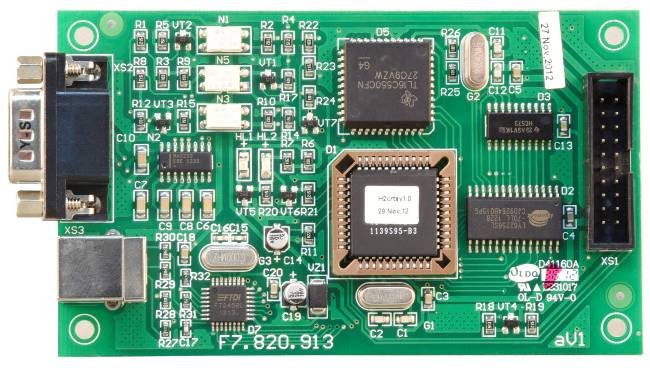 Плата для подключения к ПК контрольной панели GST-200N-RU. Арт, P-9930-RU