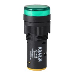 Лампа AD16DS(LED) матрица D16мм зеленый 110В AC/DC-КЭАЗ