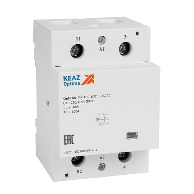 Контактор модульный OptiDin MK-100-10002-230AC