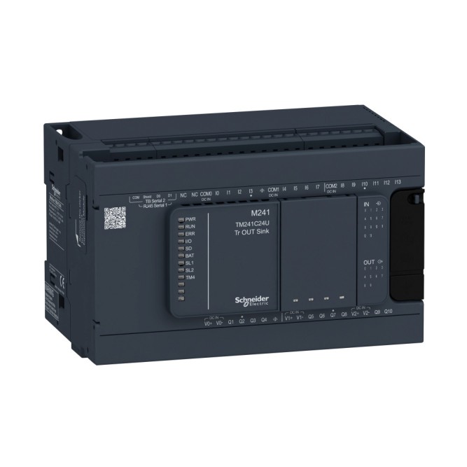 SE M241 Блок базовый M241-24IO транзисторный приемник, Schneider Electric, , TM241C24U
