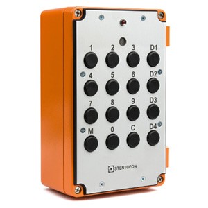 Цифровая промышленная мастер интерком станция Zenitel 1007086000