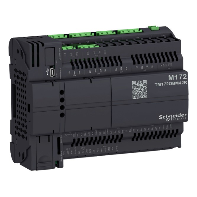 SE M172 Оптим., без диспл, 42 I/Os, 2 RS485 изол, Schneider Electric, , TM172OBM42R