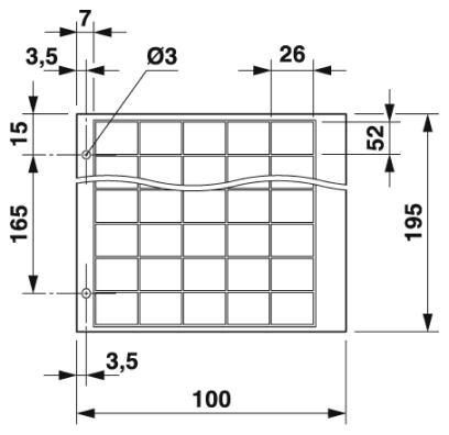 Гравировочный материал GPE 52X26 WH