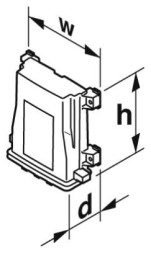 Корпус для электроники ECS-B-122X109-S-UV -V GY