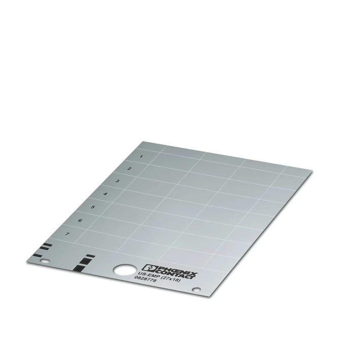 Фиксируемые таблички US-EMP (27X18) SR