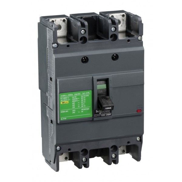 Силовой автомат Schneider Electric Easypact EZC 250, TM-D, 36кА, 3P, 100А
