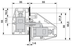 Проходная клемма HDFKV50/Z