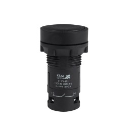 Кнопка с фиксацией OptiSignal Compact D22 C7-PH-211 черная 1НО+1НЗ XB7NH25