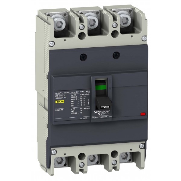 EZC250F3175 se easypact/nb авт. выкл. ezc250f 18 ka 400 в 3п/3t 175 a