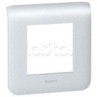 Рамка Mosaic 2М алюминий Legrand (079002)