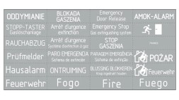 Универсальная наклейка 704911 Esser