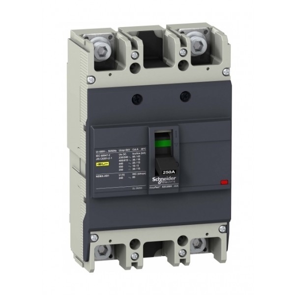 Силовой автомат Schneider Electric Easypact EZC 250, TM-D, 36кА, 3P, 175А