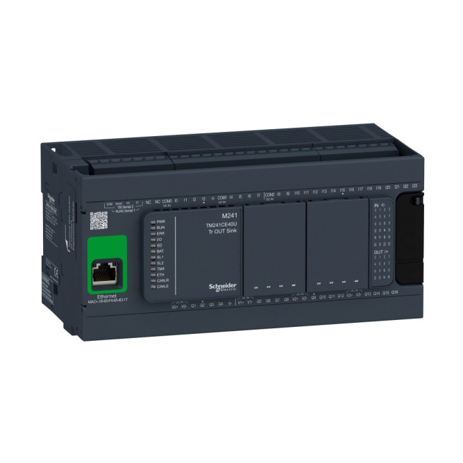 SE M241 Блок базовый M241-40IO транзисторный приемник Ethernet, Schneider Electric, , TM241CE40U
