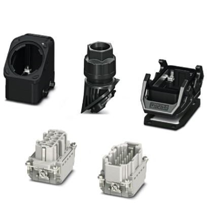 Комплект вставных соединителей HC-EVO-B10PT-BWD-HL-M25-PLRBK