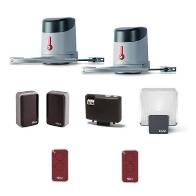 NICE HKHSBDKCE — для автоматизации распашных ворот со створками шириной до 3м и массой до 270кг