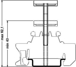 Концевой стопор CLIPFIX 35 WH