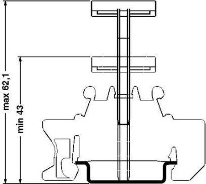 Концевой стопор CLIPFIX 35 WH