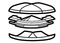 Угол внешний 60-120 гр. для кабель-каналов 50x150 DLP Legrand (010635)