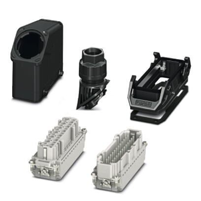 Комплект вставных соединителей HC-EVO-B24PT-BWD-HH-M32-PLRBK