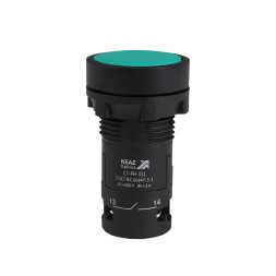 Кнопка с фиксацией OptiSignal Compact D22 C7-PH-311 зеленая 1НО+1НЗ XB7NH35