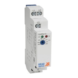 Реле контроля фаз OptiRel D PHS-3-1M-08-PP-2 без настр повышенного/пониженного асимметрии 3Ф 2СО