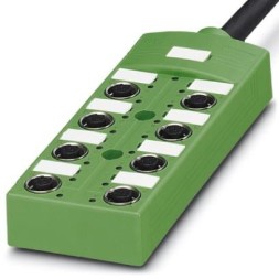 Коробка датчика и исполнительного элемента SACB-8/16-L-10,0PUR SCO