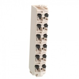 TM5ACTB06 КЛЕММНЫЕ КОЛОДКИ-6 КОНТАКТОВ-24В= БЕЛЫЙ