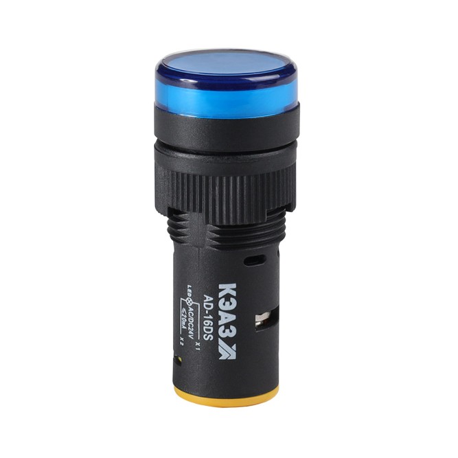 Лампа AD16DS(LED) матрица D16мм синий 230В AC-КЭАЗ