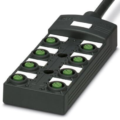 Коробка датчика и исполнительного элемента SACB-8/16-L-15,0PUR SCO P