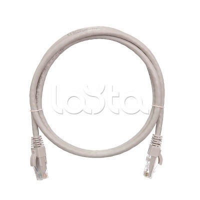 Шнур коммутационный 2хRJ45/8P8C U/UTP 2 м кат.6 NIKOMAX (NMC-PC4UE55B-020-C-GY)