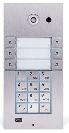 2N 2N® IP Vario 3 button + keypad + cam.