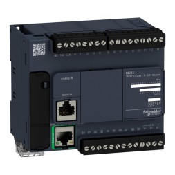 SE M238 Блок базовый компактный M221-24IO транзисторный источник Ethernet, Schneider Electric, , TM221CE24T