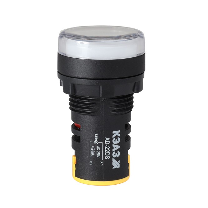 Лампа AD22DS(LED) матрица D22мм белый 24В AC/DC-КЭАЗ